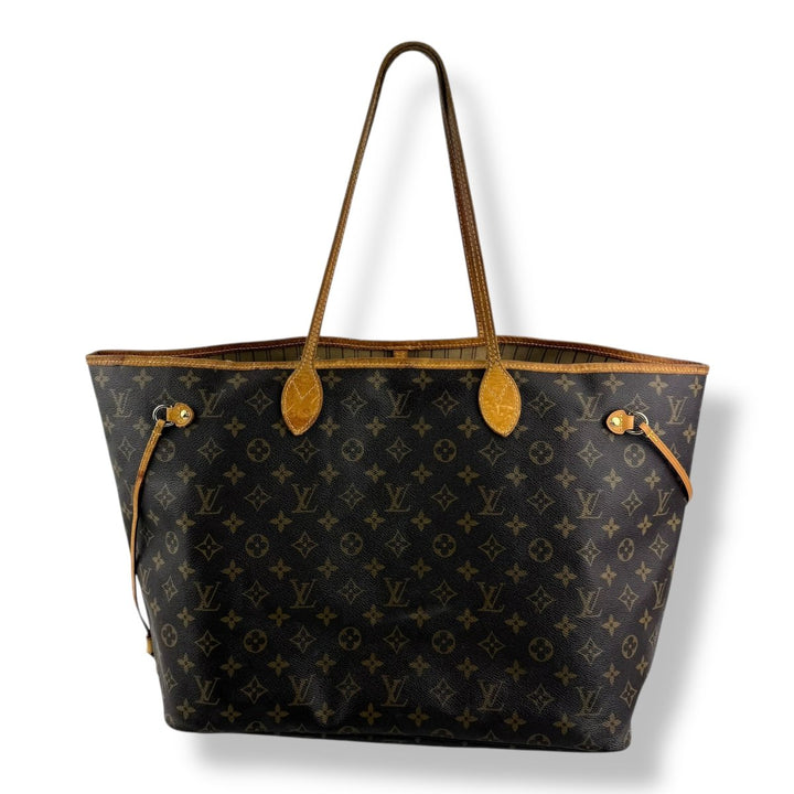 Louis Vuitton Brown Monogram Neverfull GM Handbag - Lux Central