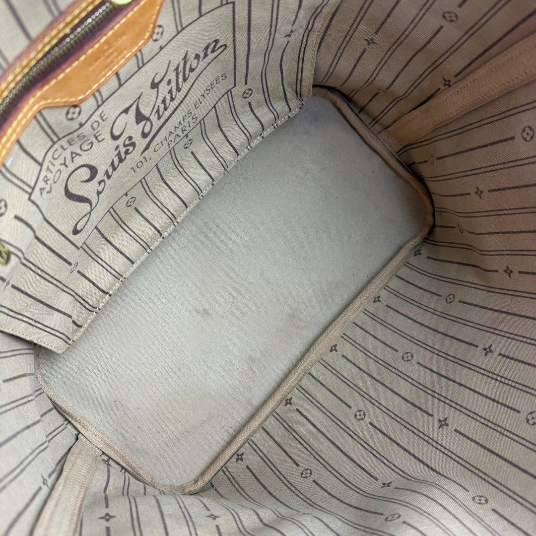 Louis Vuitton Brown Monogram Neverfull MM Handbag - Lux Central