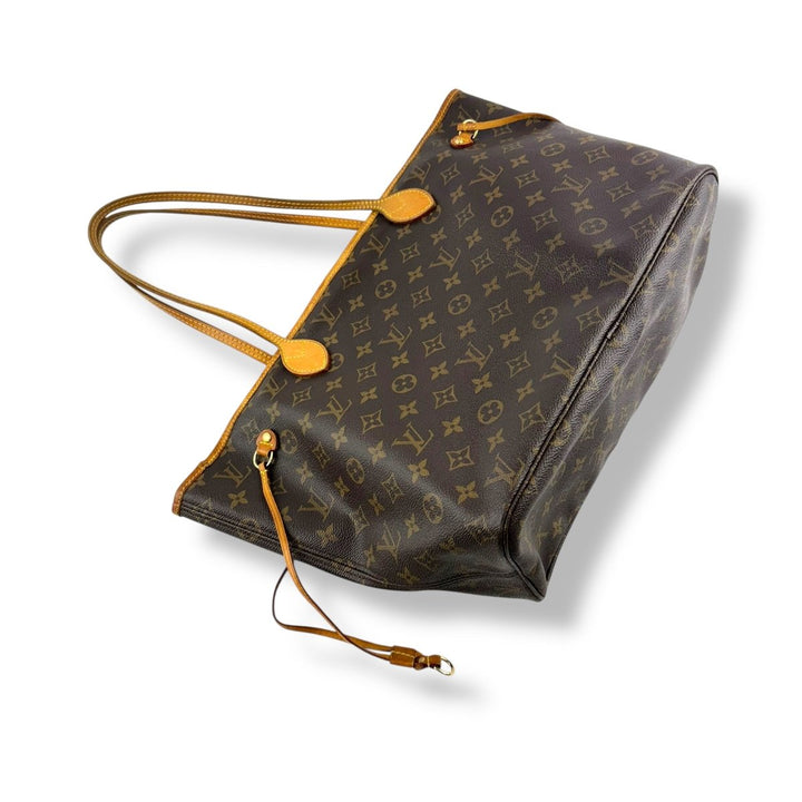 Louis Vuitton Brown Monogram Neverfull MM Handbag - Lux Central