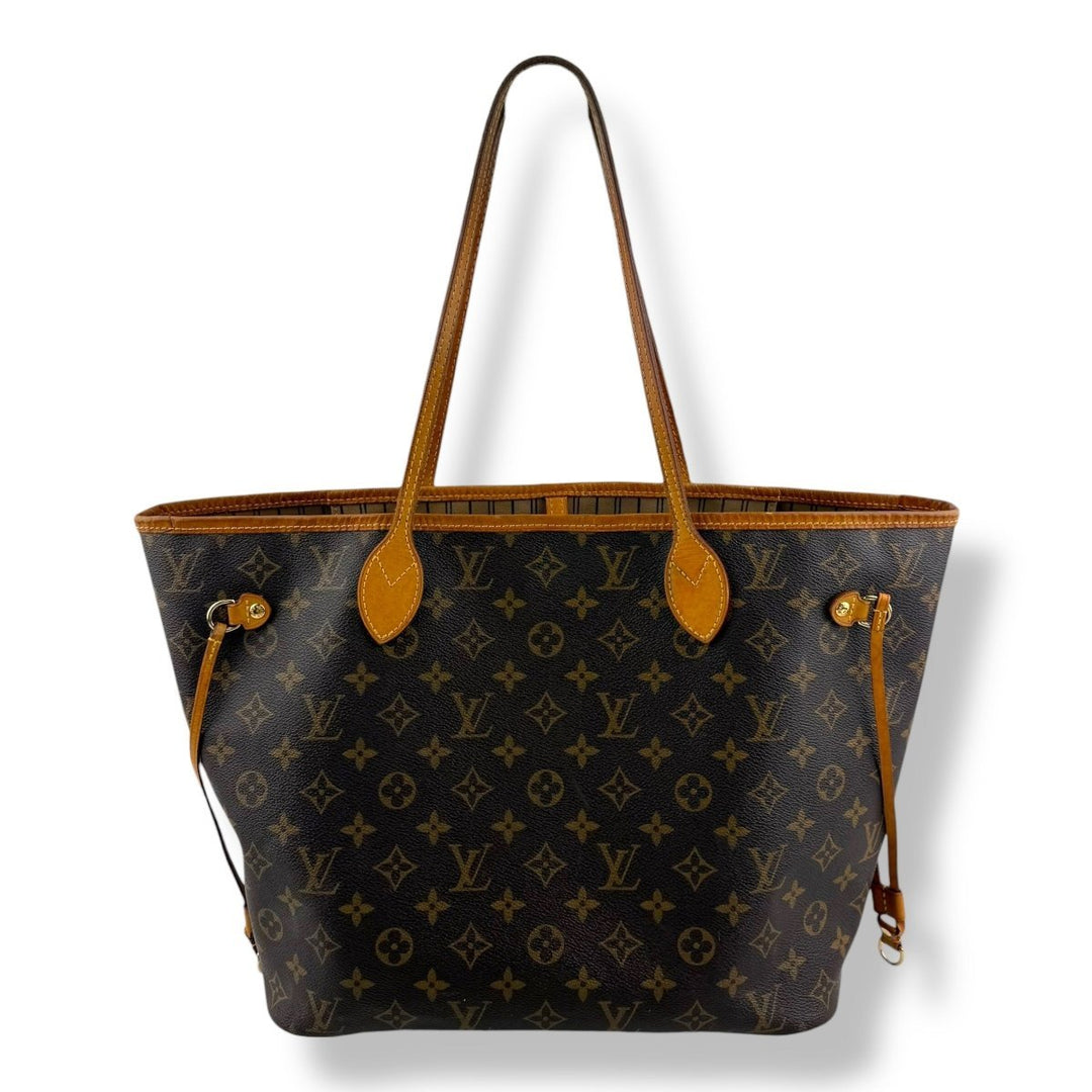 Louis Vuitton Brown Monogram Neverfull MM Handbag - Lux Central