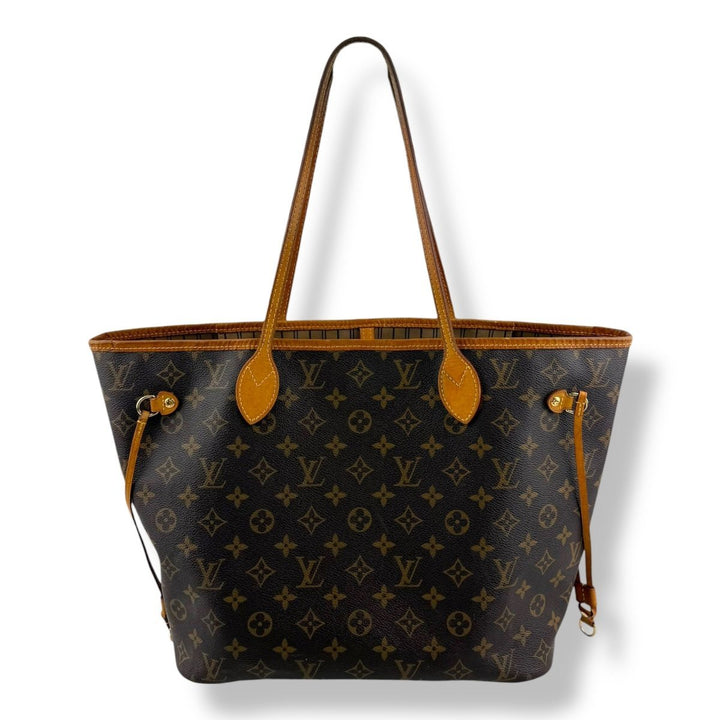 Louis Vuitton Brown Monogram Neverfull MM Handbag - Lux Central
