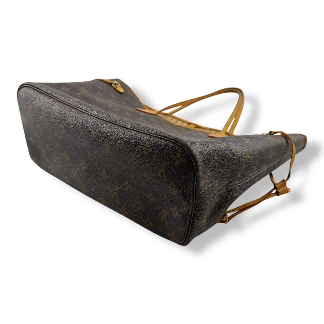 Louis Vuitton Brown Monogram Neverfull MM Handbag - Lux Central