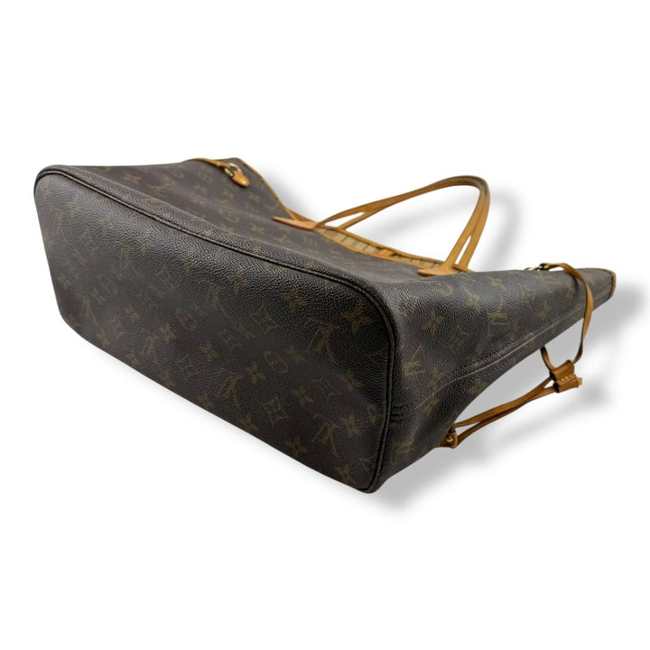 Louis Vuitton Brown Monogram Neverfull MM Handbag - Lux Central