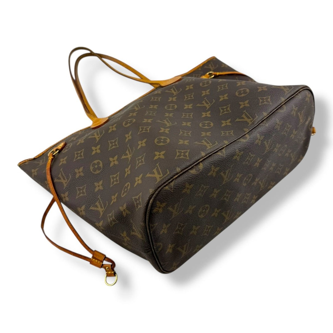 Louis Vuitton Brown Monogram Neverfull MM Handbag - Lux Central