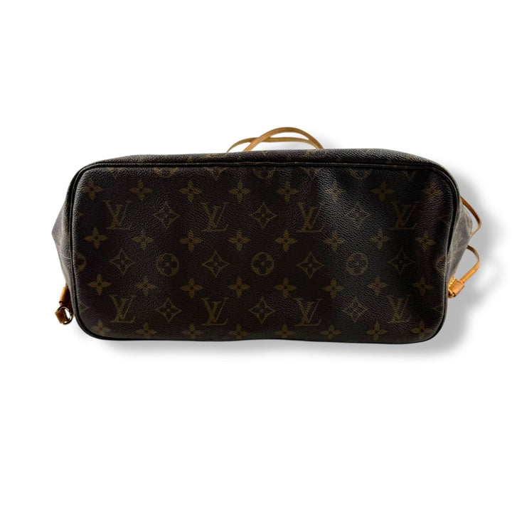 Louis Vuitton Brown Monogram Neverfull MM Handbag - Lux Central