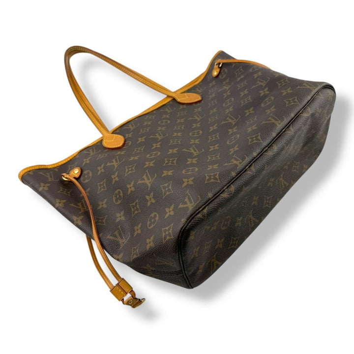 Louis Vuitton Brown Monogram Neverfull MM Handbag - Lux Central