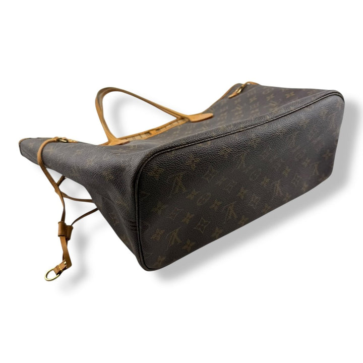 Louis Vuitton Brown Monogram Neverfull MM Handbag - Lux Central