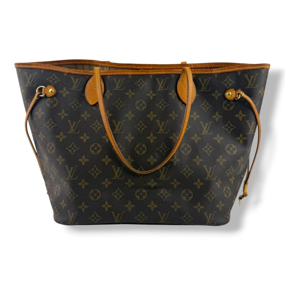 Louis Vuitton Brown Monogram Neverfull MM Handbag - Lux Central