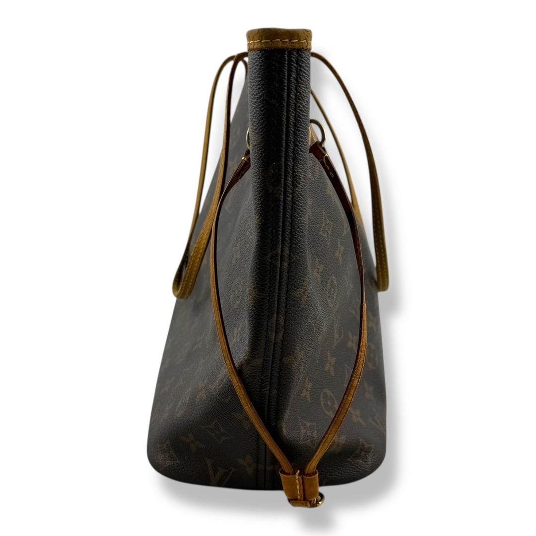 Louis Vuitton Brown Monogram Neverfull MM Handbag - Lux Central