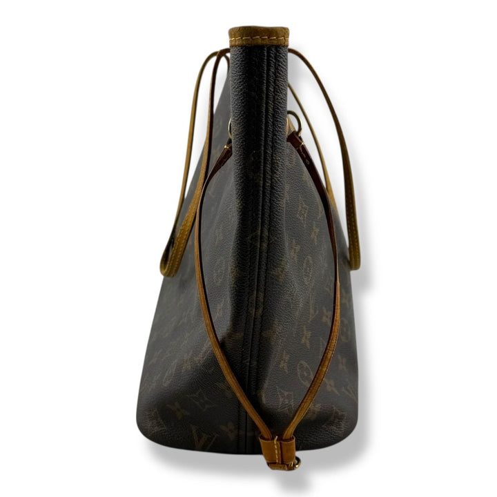 Louis Vuitton Brown Monogram Neverfull MM Handbag - Lux Central