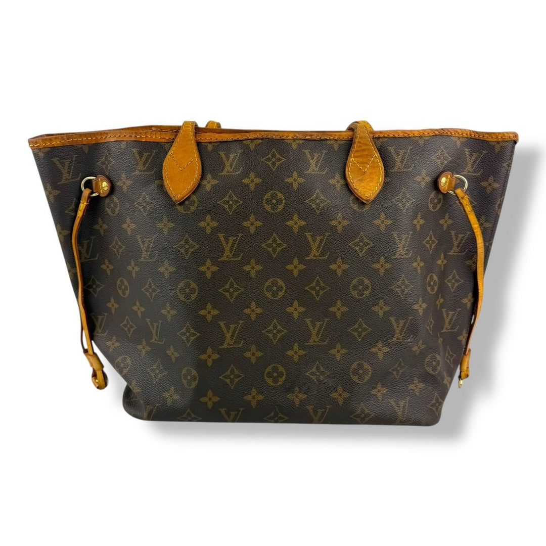 Louis Vuitton Brown Monogram Neverfull MM Handbag - Lux Central