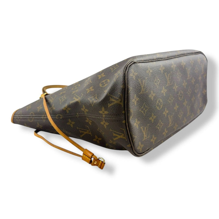 Louis Vuitton Brown Monogram Neverfull MM Handbag - Lux Central