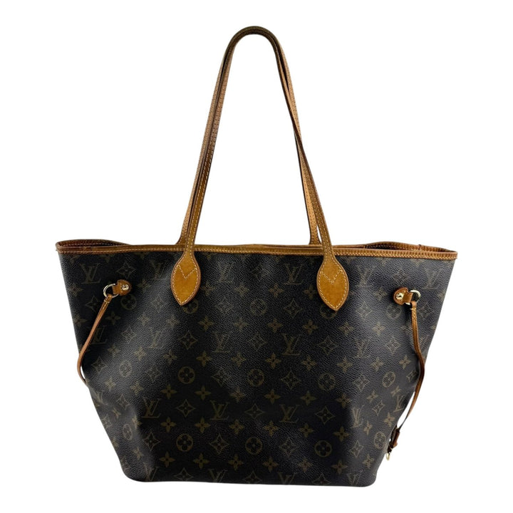 Louis Vuitton Brown Monogram Neverfull MM Handbag - Lux Central