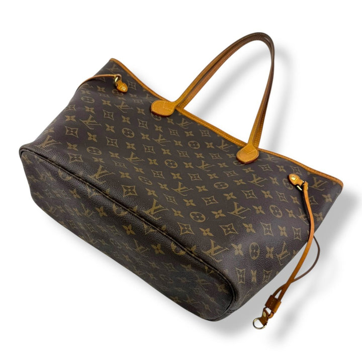Louis Vuitton Brown Monogram Neverfull MM Handbag - Lux Central