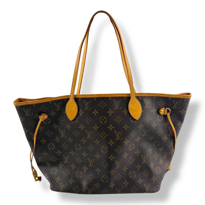 Louis Vuitton Brown Monogram Neverfull MM Handbag - Lux Central