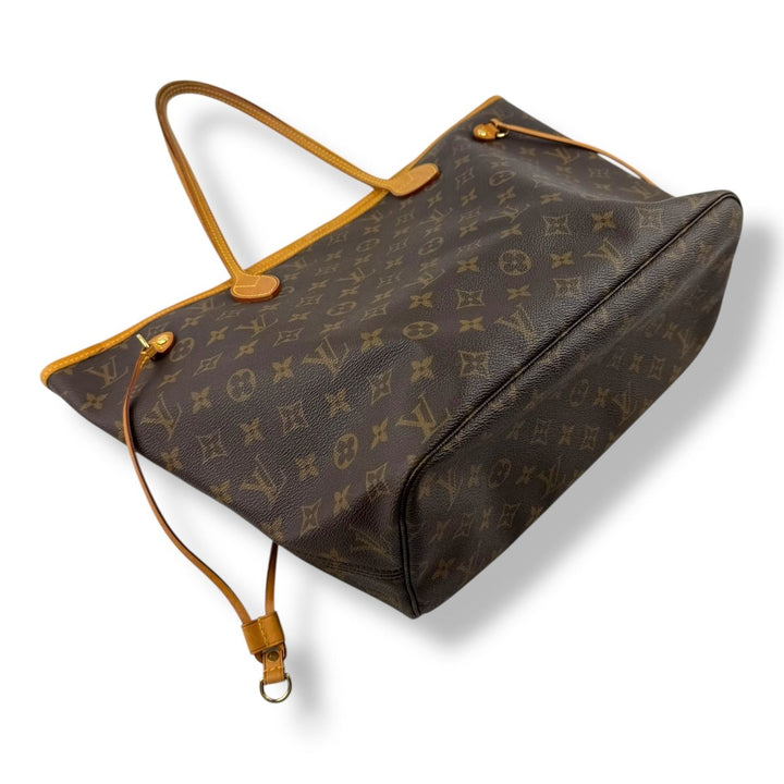 Louis Vuitton Brown Monogram Neverfull MM Handbag - Lux Central