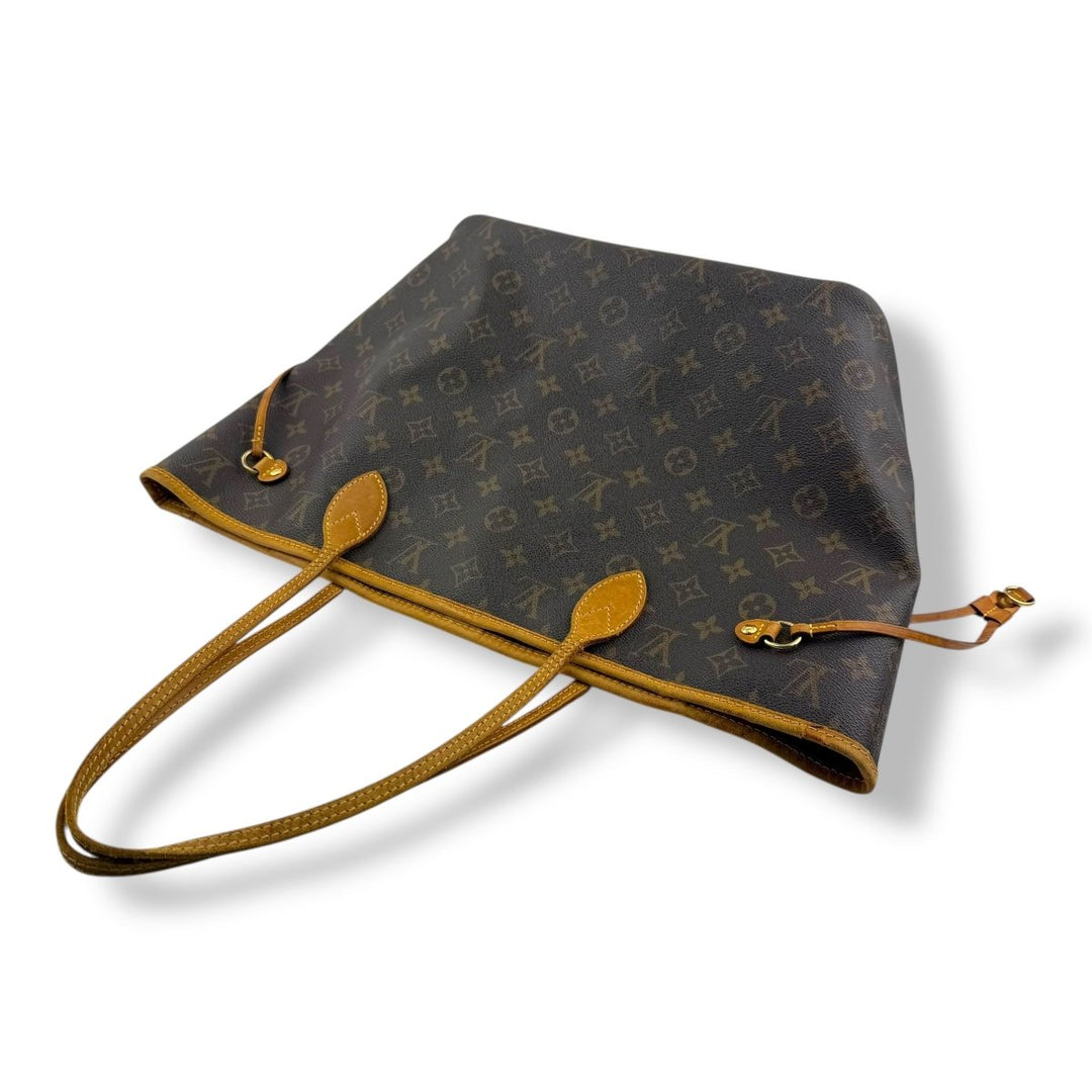 Louis Vuitton Brown Monogram Neverfull MM Handbag - Lux Central