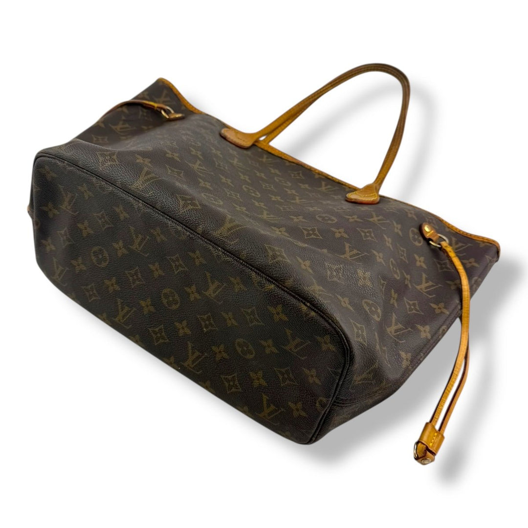 Louis Vuitton Brown Monogram Neverfull MM Handbag - Lux Central