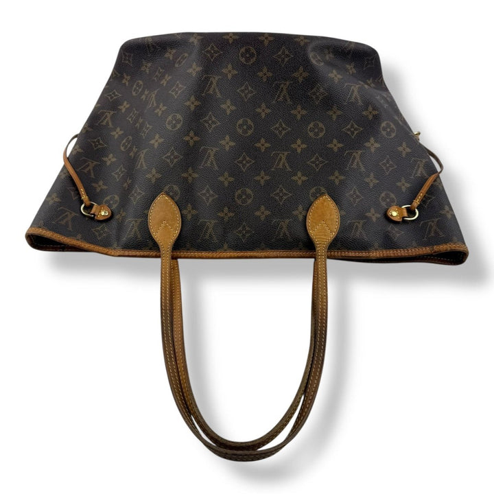Louis Vuitton Brown Monogram Neverfull MM Handbag - Lux Central