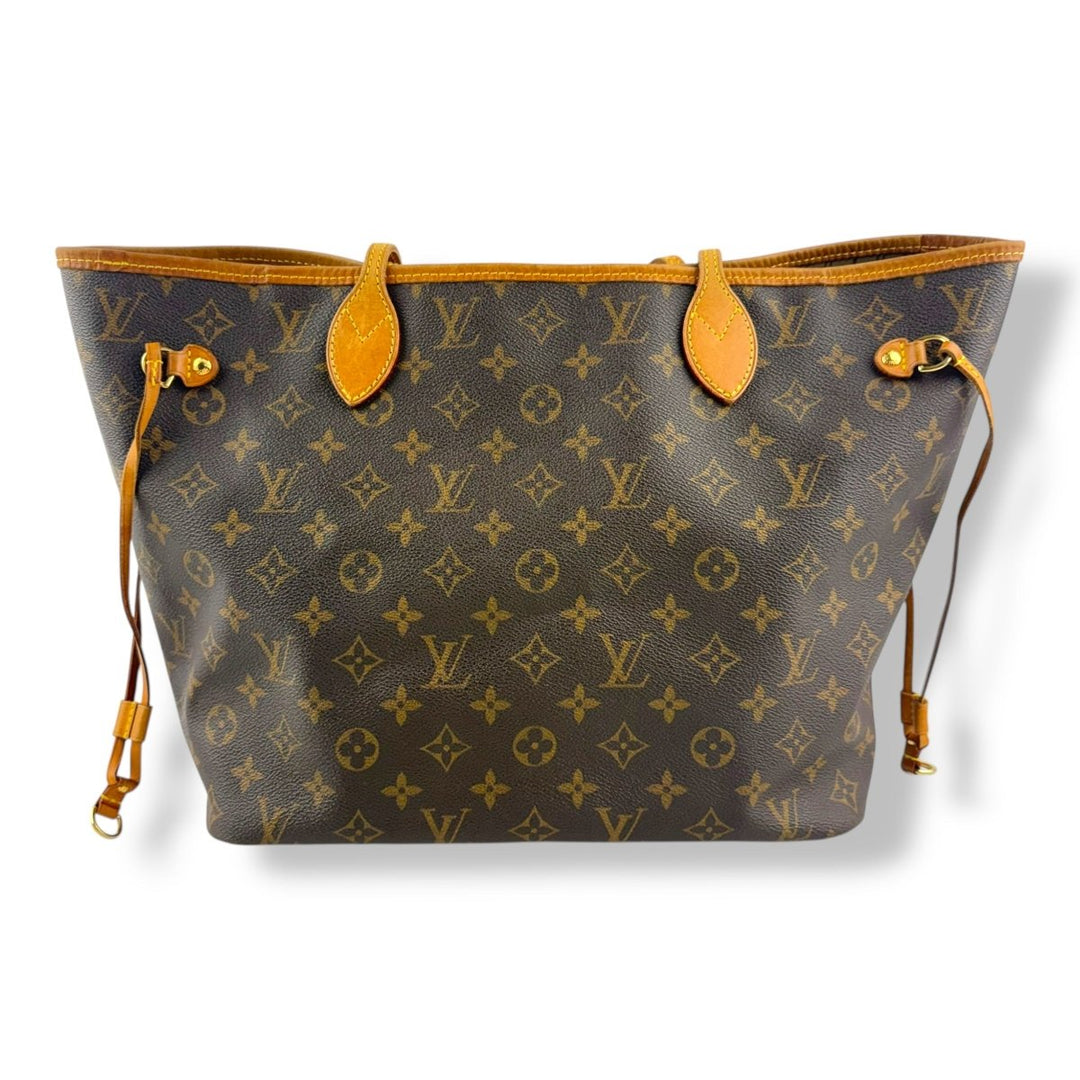 Louis Vuitton Brown Monogram Neverfull MM Handbag - Lux Central