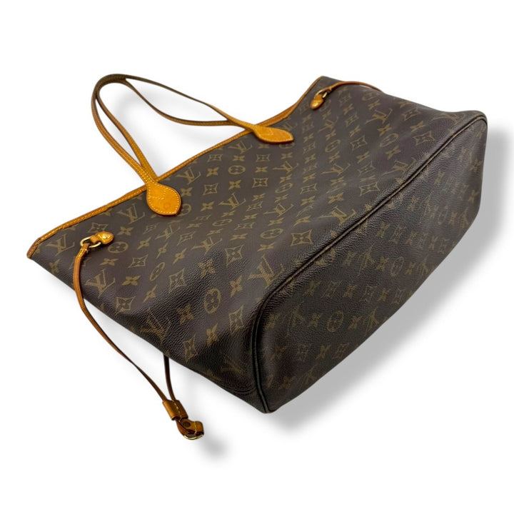Louis Vuitton Brown Monogram Neverfull MM Handbag - Lux Central