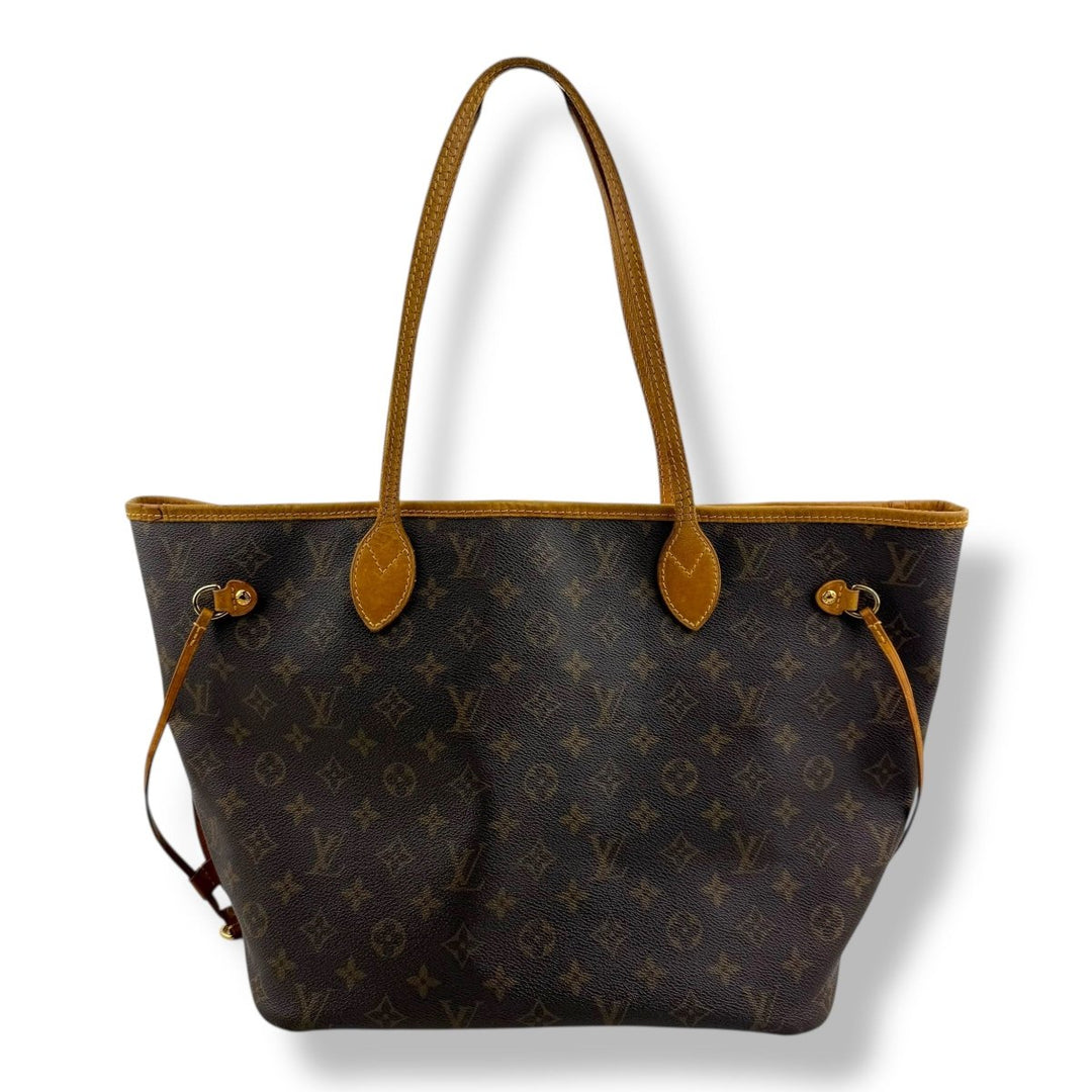 Louis Vuitton Brown Monogram Neverfull MM Handbag - Lux Central