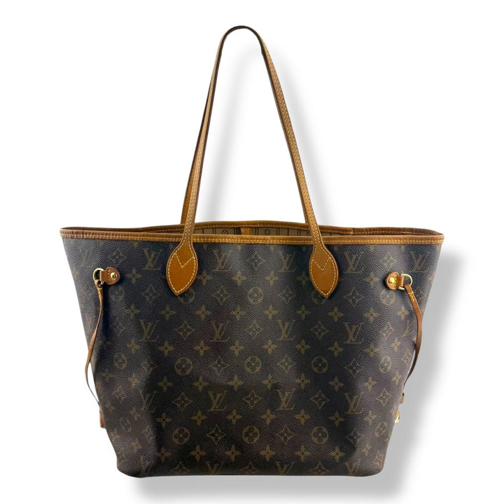 Louis Vuitton Brown Monogram Neverfull MM Handbag - Lux Central