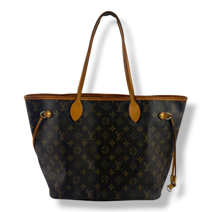 Louis Vuitton Brown Monogram Neverfull MM Handbag - Lux Central