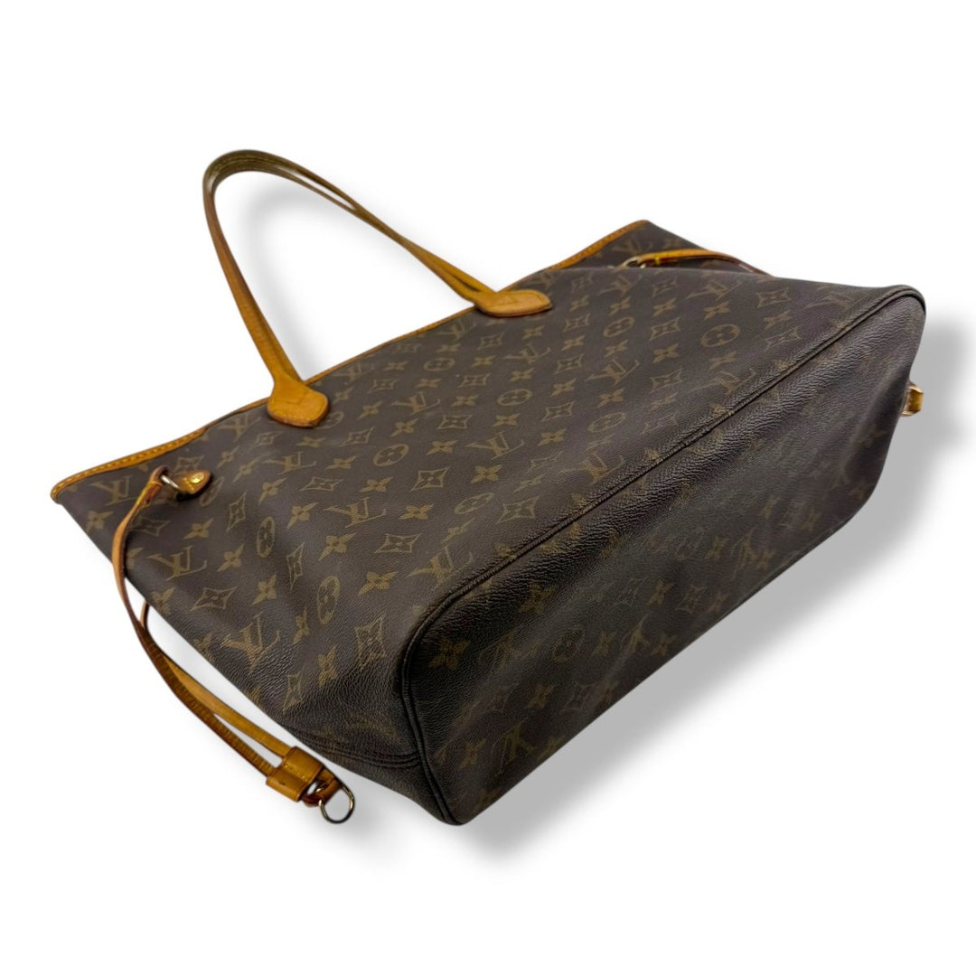 Louis Vuitton Brown Monogram Neverfull MM Handbag - Lux Central