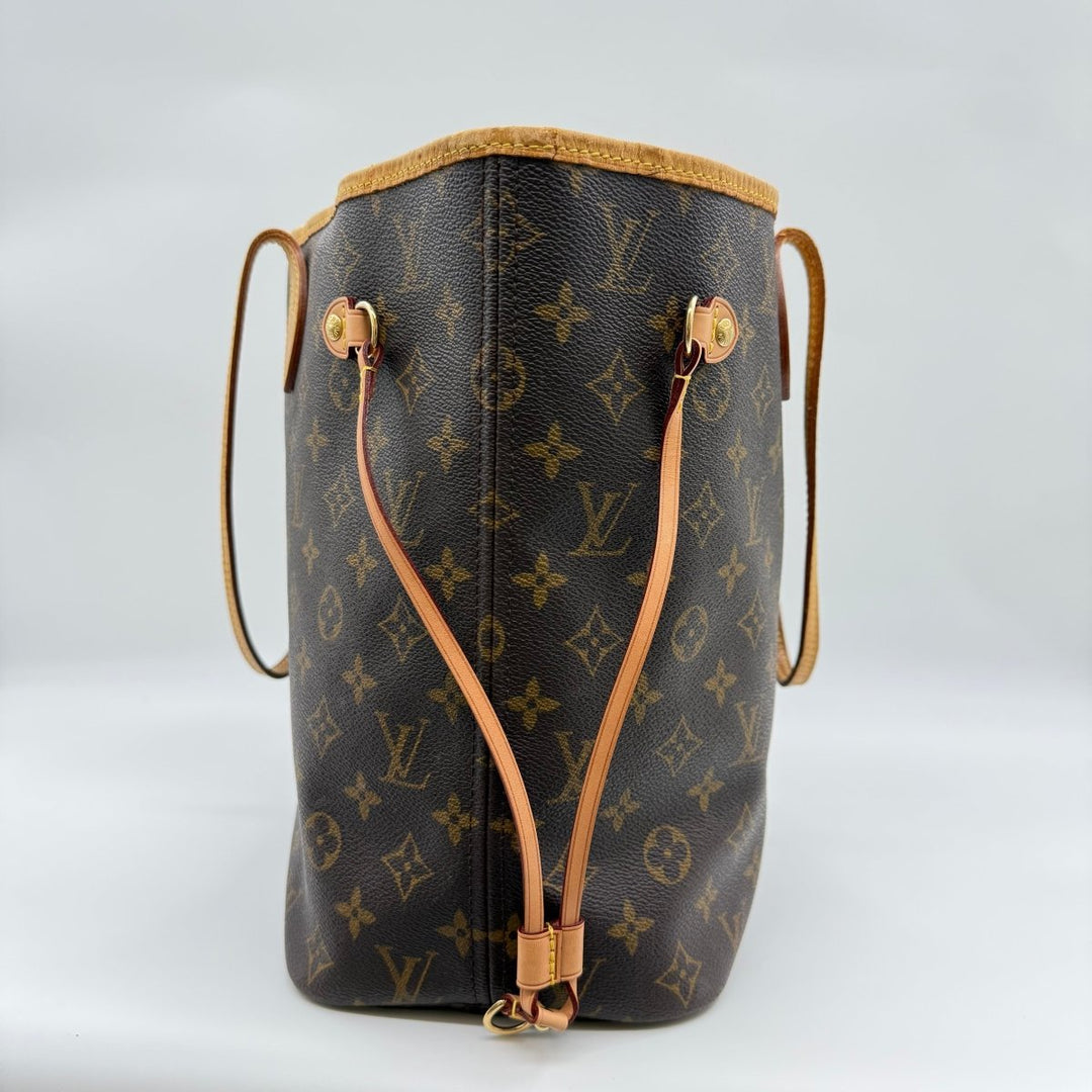 Louis Vuitton Brown Monogram Neverfull MM Handbag - Lux Central