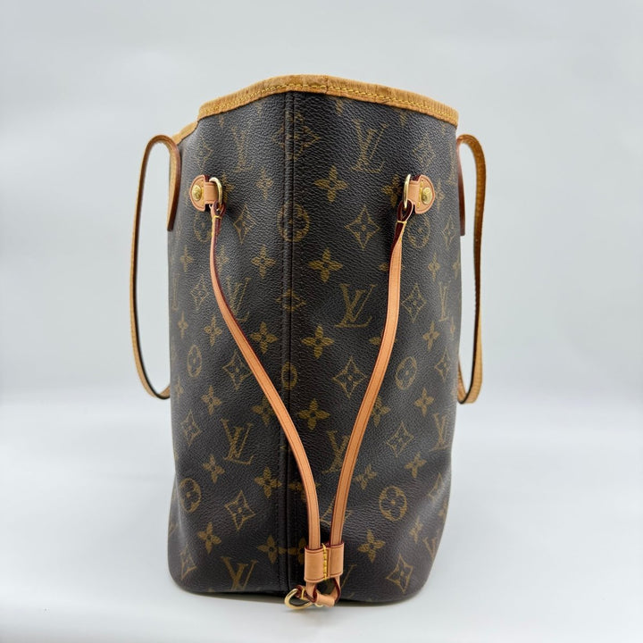 Louis Vuitton Brown Monogram Neverfull MM Handbag - Lux Central