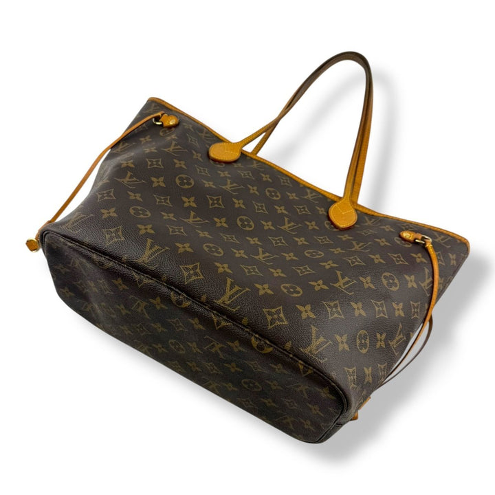 Louis Vuitton Brown Monogram Neverfull MM Handbag - Lux Central