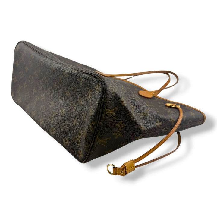 Louis Vuitton Brown Monogram Neverfull MM Handbag - Lux Central