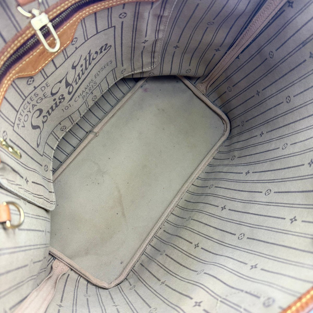 Louis Vuitton Brown Monogram Neverfull MM Handbag - Lux Central