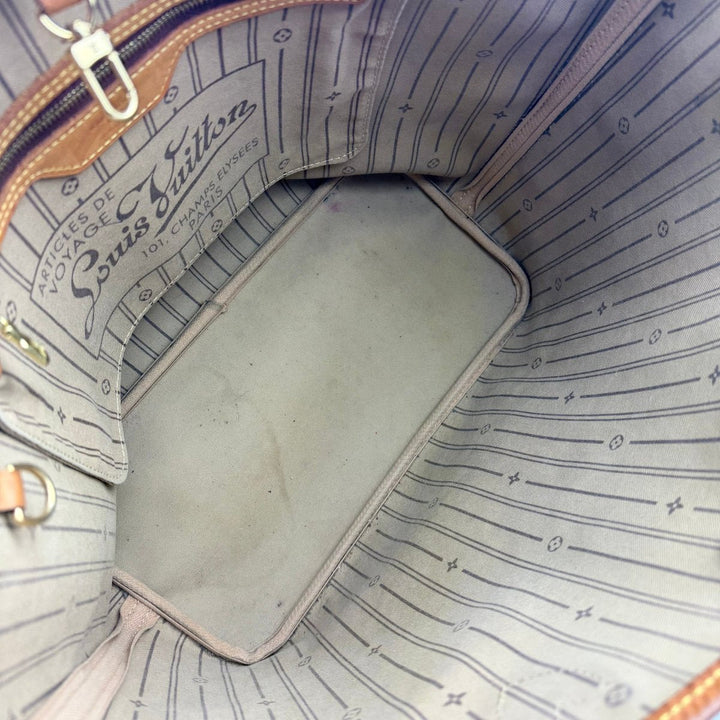 Louis Vuitton Brown Monogram Neverfull MM Handbag - Lux Central