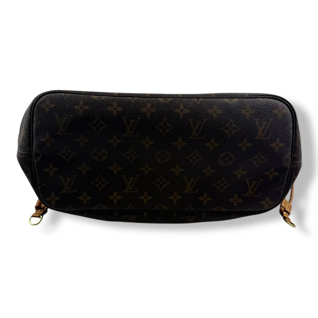 Louis Vuitton Brown Monogram Neverfull MM Handbag - Lux Central