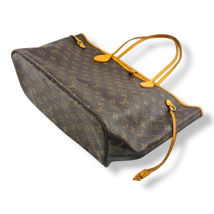 Louis Vuitton Brown Monogram Neverfull MM Handbag - Lux Central