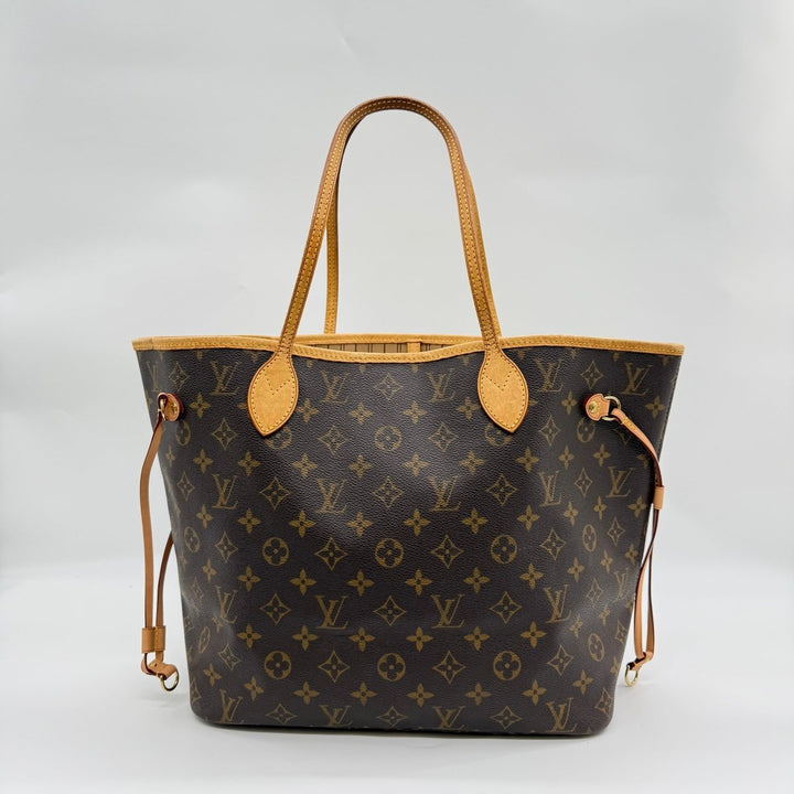 Louis Vuitton Brown Monogram Neverfull MM Handbag - Lux Central