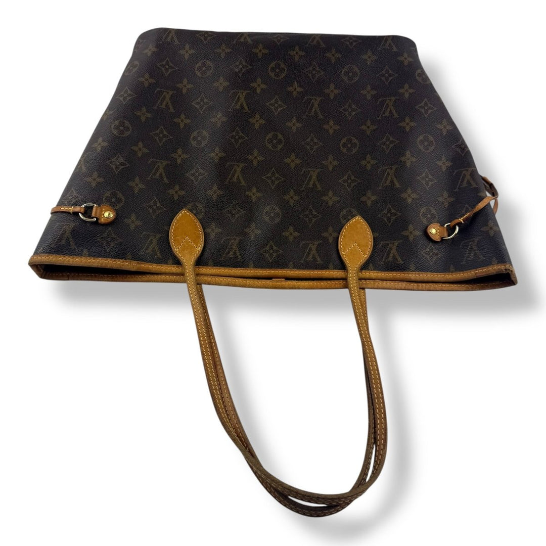 Louis Vuitton Brown Monogram Neverfull MM Handbag - Lux Central