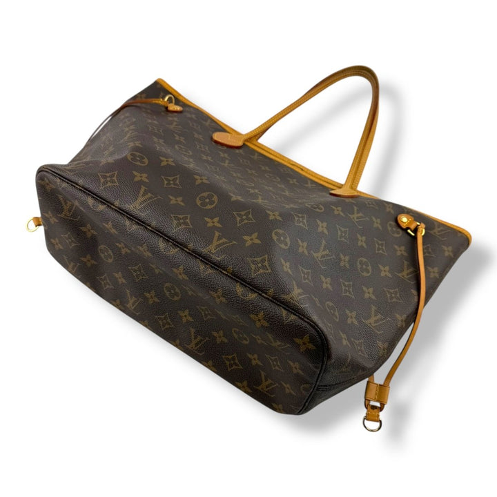 Louis Vuitton Brown Monogram Neverfull MM Handbag - Lux Central