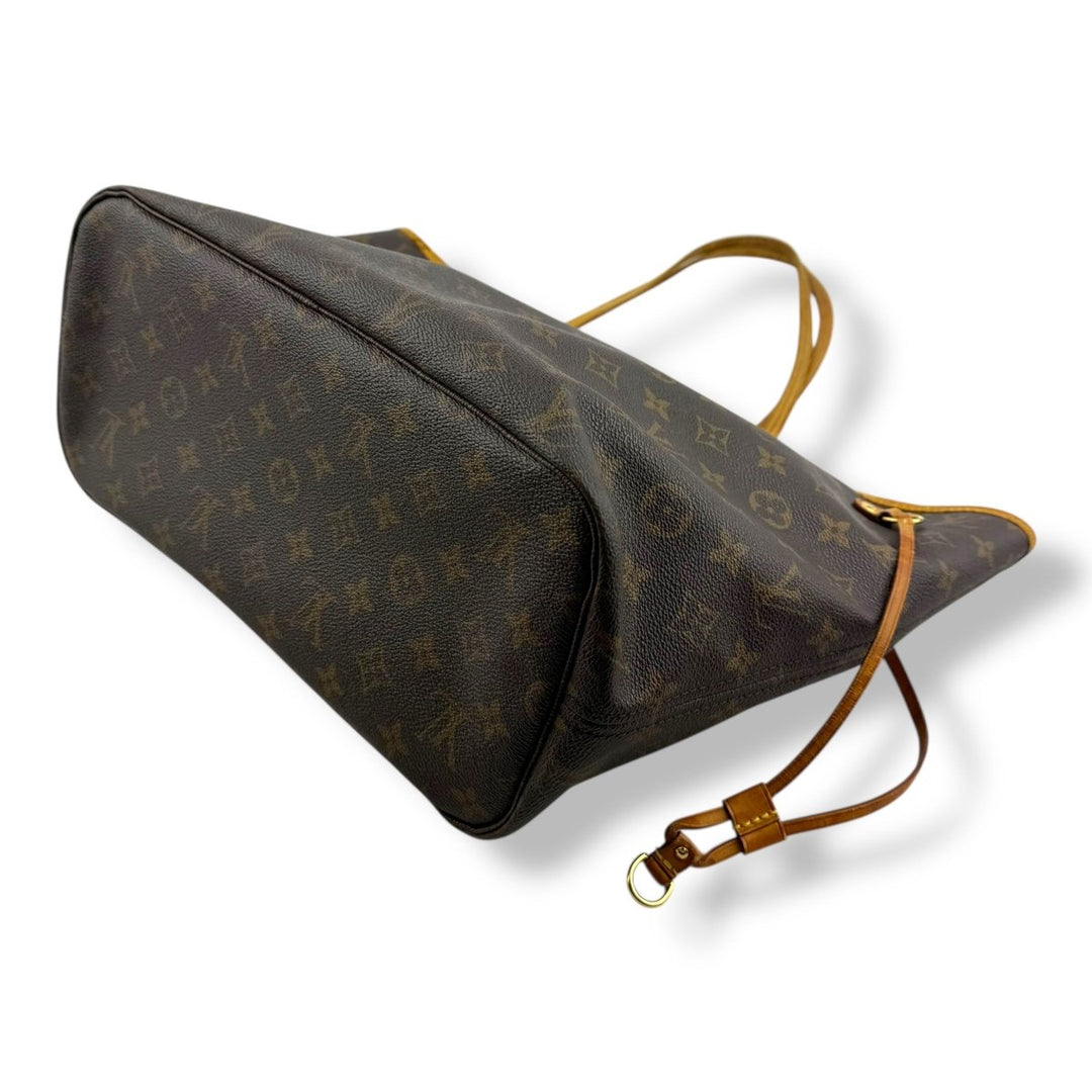 Louis Vuitton Brown Monogram Neverfull MM Handbag - Lux Central