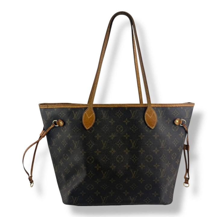 Louis Vuitton Brown Monogram Neverfull MM Handbag - Lux Central