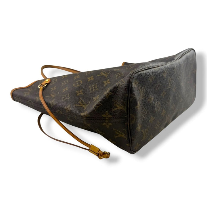 Louis Vuitton Brown Monogram Neverfull MM Handbag - Lux Central