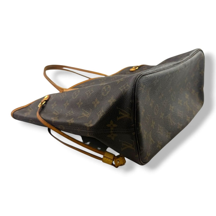 Louis Vuitton Brown Monogram Neverfull MM Handbag - Lux Central