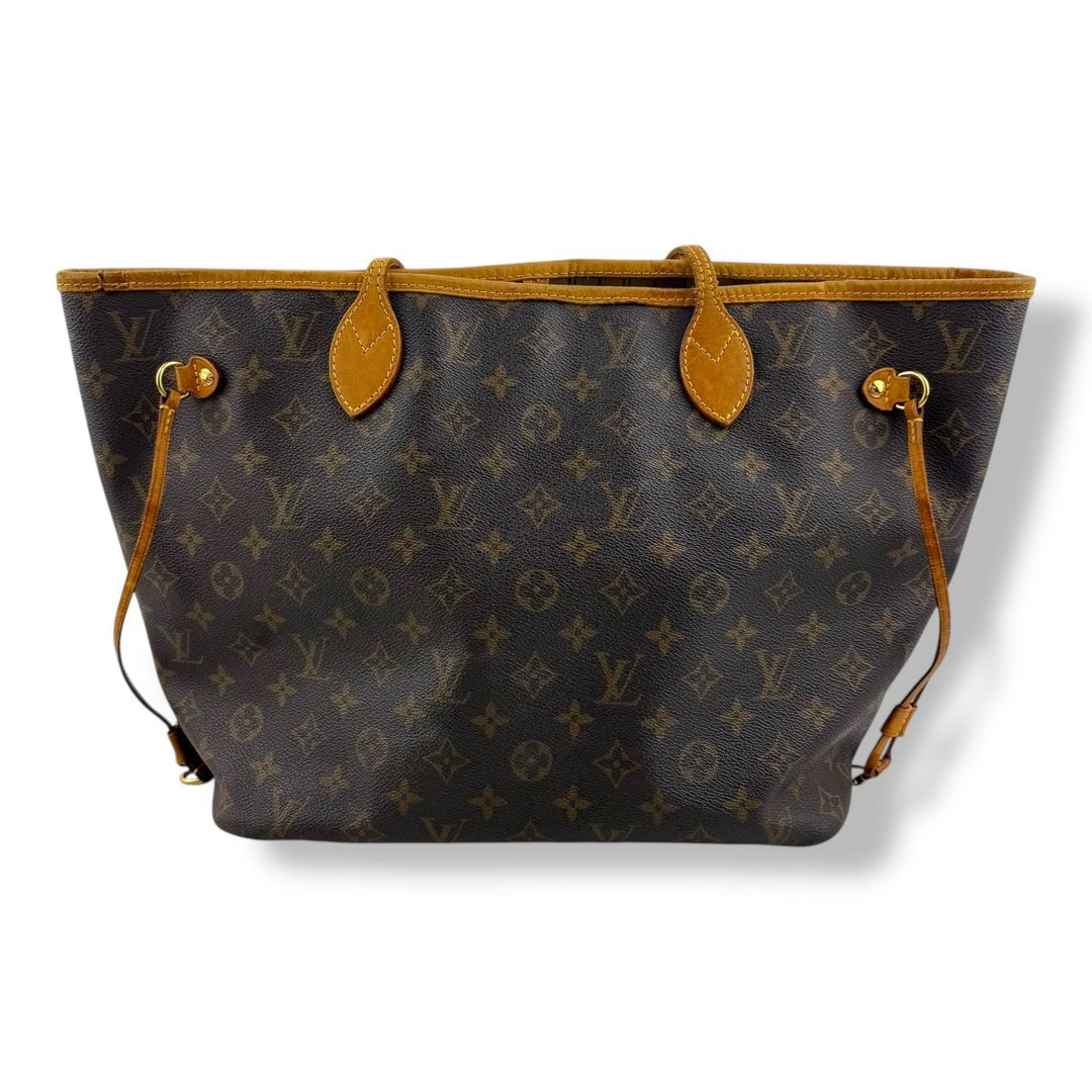 Louis Vuitton Brown Monogram Neverfull MM Handbag - Lux Central