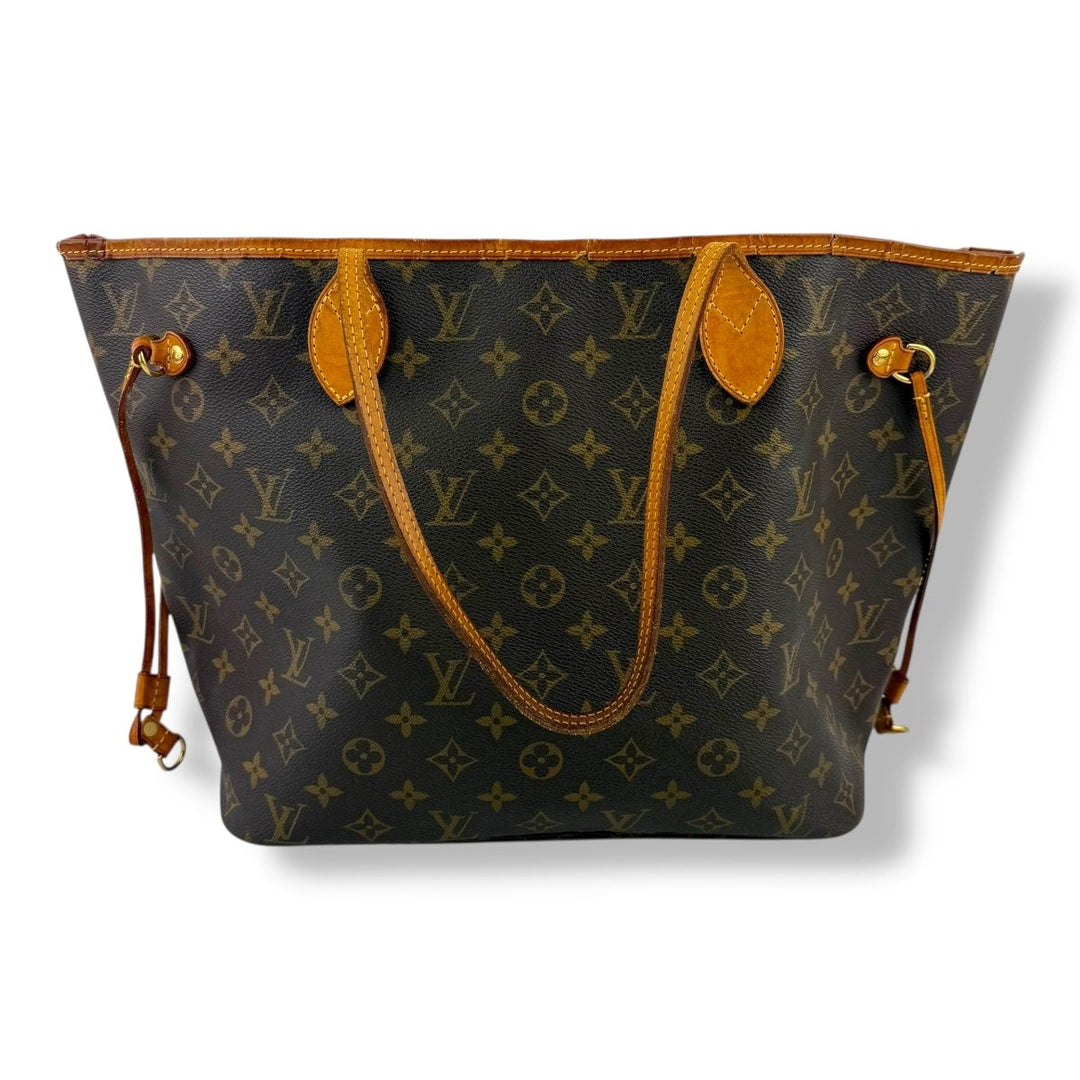Louis Vuitton Brown Monogram Neverfull MM Handbag - Lux Central