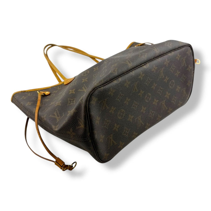 Louis Vuitton Brown Monogram Neverfull MM Handbag - Lux Central