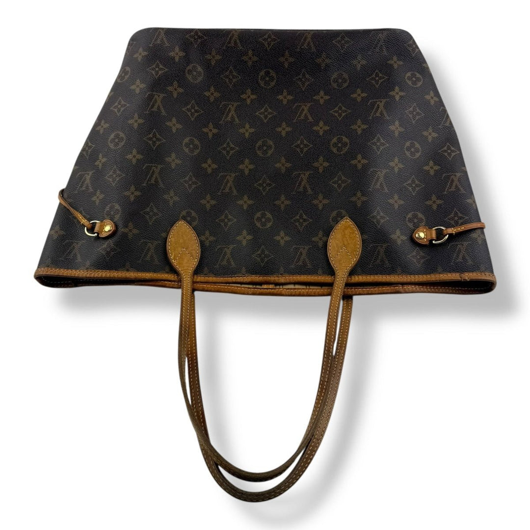Louis Vuitton Brown Monogram Neverfull MM Handbag - Lux Central