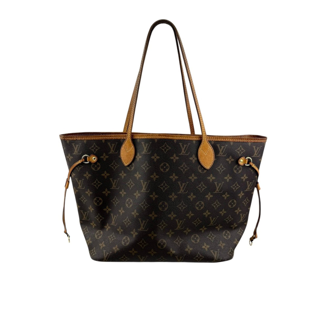 Louis Vuitton Brown Monogram Neverfull MM Handbag - Lux Central