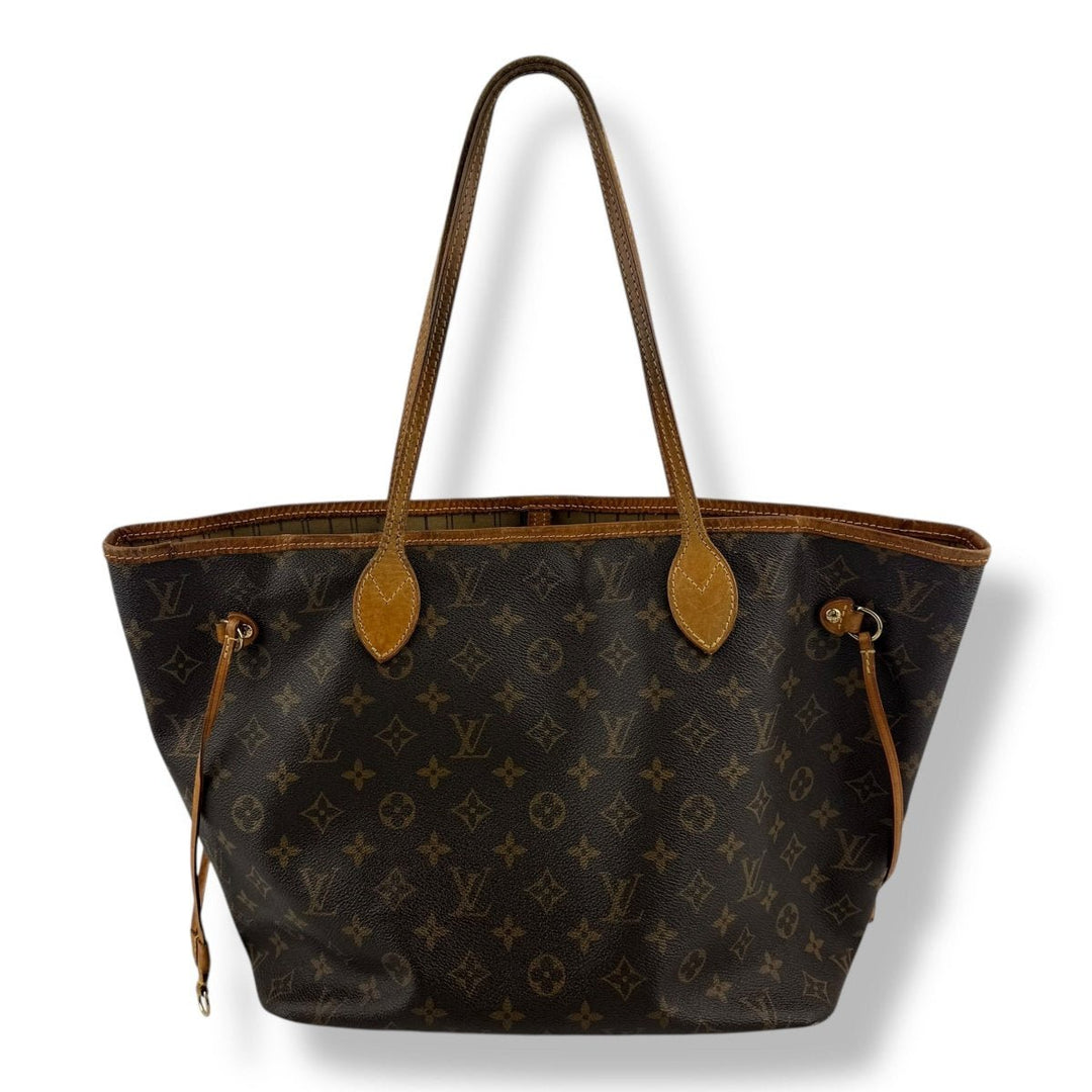 Louis Vuitton Brown Monogram Neverfull MM Handbag - Lux Central